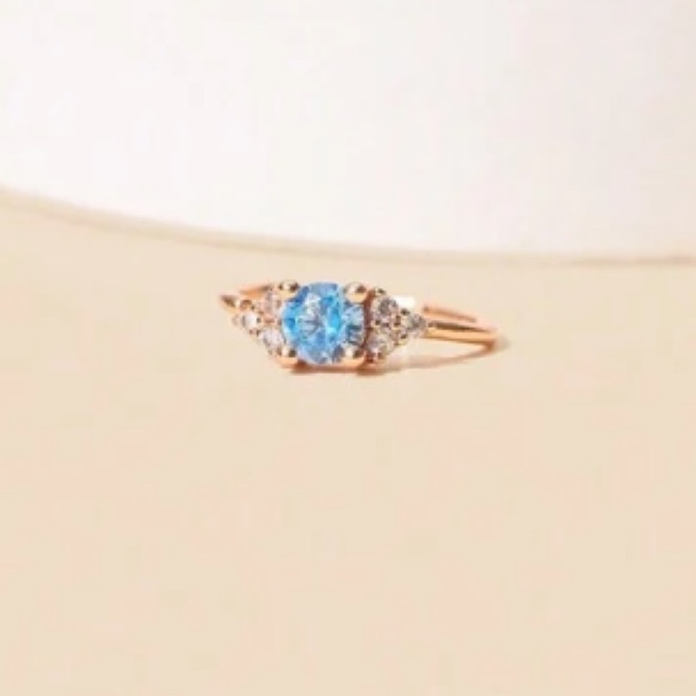 Nose Ring- Gold Nose Clip Cubic Zirconia Copper Nose Clip nwt - Picture 4 of 16